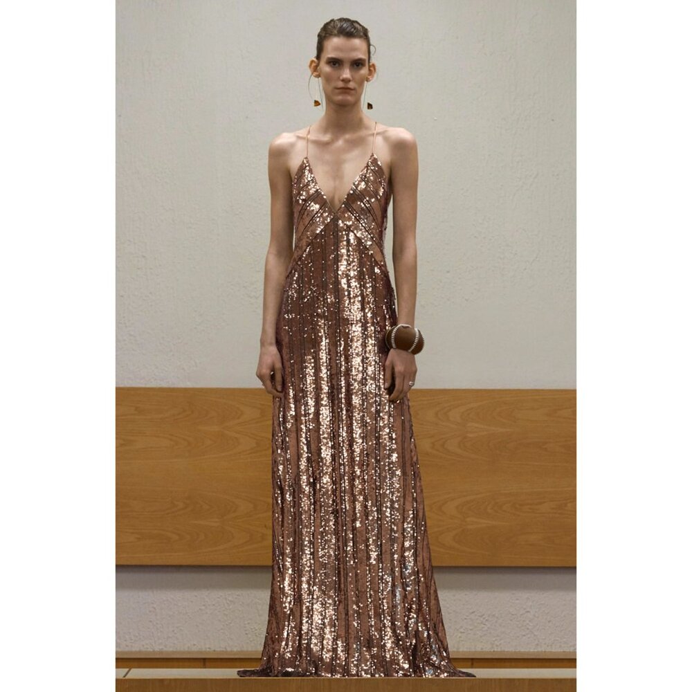 Galvan London Stardust Slip Dress